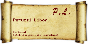 Peruzzi Libor névjegykártya